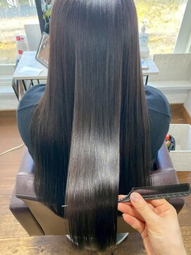コルテ 倉敷西坂店(CoRte.) 美人ストレート/髪質改善/アッシュブラック/梅雨対策/広がり改善