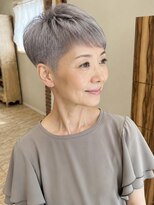 マテリア ヘアー デザイン(materia hair design) 【59.首が長くなり上品な後ろ姿に◎ショートカット】