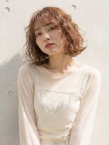 ドット ヘアー ジェム(dot.hair gem)&nbsp;ウェーブボブ/くるくるパーマ/ハイトーンカラー