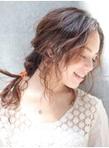 【LAIDBACK代官山】グラデーションカラー×カジュアルヘアセット