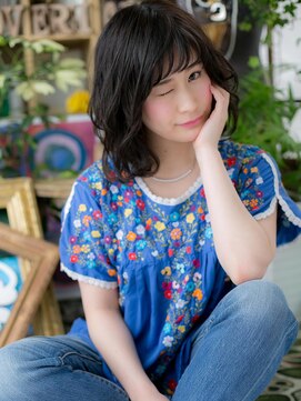 カバーヘア イヴ 戸頭店(COVER HAIR EVE) *+EVE戸頭+*…大人かわいい黒髪小顔ピュアミディcc