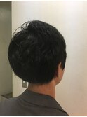 襟足も耳周りもスッキリ☆マッシュボブメンズスタイル