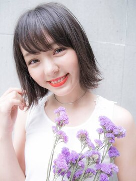 ルティア(Lutia) きりっぱなし とろみカラー 斜めバング☆