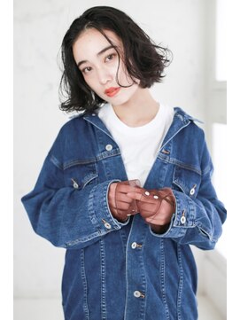 ラフィス ヘアー クラン 広島本通店(La fith hair clan) 【La fith】切りっぱなしふんわりボブ