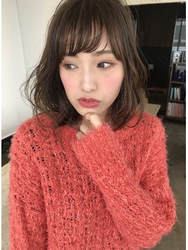 イマ(ima) shiwuミディアム小顔パーマ