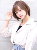 ショートボブ髪型20代30代40代50代前髪あり前髪無し面長丸顔