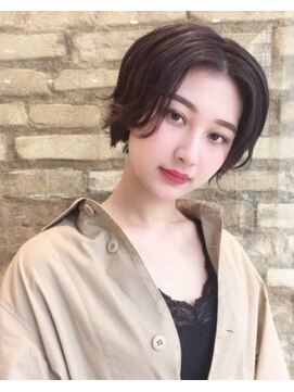 ビーハイブ 一番町店 アヴェダ(BEHIVE) 大人かわいいハンサムショートスタイル