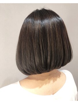 美容室 かんしゃ かんしゃ【Ｍａｒｉｋｏ】前下がりボブ×ローライトカラー