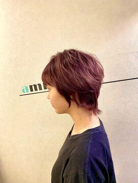 ヘアステージアミカル ピンクウルフ