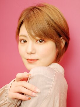 ベック ヘアサロン(BEKKU hair salon) 大人可愛いクールショート！ハイトーンベージュ☆