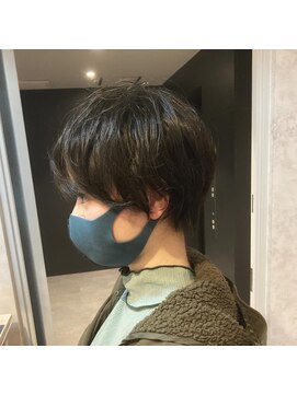 パルフェ ヘアー バイ オーク 九大学研都市(parfait hair byOAK) ふんわりパーマショート