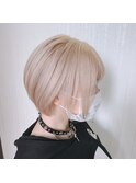ショートボブ！『ミルクティ・ベージュ』