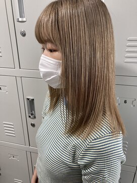 ワープ 青葉台(WARP) ハイベージュ/ダブルカラー/ミディアム/青葉台