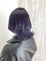 シエル 立川店(CIEL)&nbsp;【CIEL×久光】ディープヴァイオレット×ミディアムウルフ