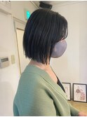 大人切りっぱなしボブ