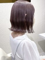 ユーフォリア 新宿店(Euphoria)&nbsp;くびれボブ　ラベンダーグレージュ