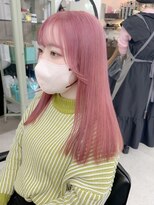 ヒビヲ(HIBIO)&nbsp;ダブルカラーピンクベージュカラーハイトーンカラーケアブリーチ