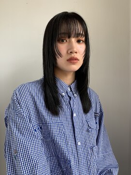 グラス(glass) 顔周りデザインロング