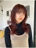 10代20代30代◎韓国ヘアー顔周りレイヤーおくれ毛前髪