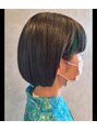オシャマヘアー マチニワ店 おしゃれミニボブカット×インナーカラー