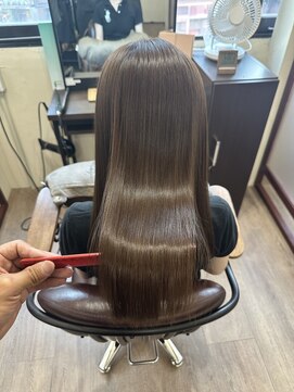 ライフ 忍ケ丘店(Lyfe) ブリーチなしグレージュカラー_大人ガーリーチョコレート_238