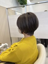 アドラーブル 長岡リバーサイド千秋店(adorable)&nbsp;丸みクビレショートボブ☆ハイライトボブ☆