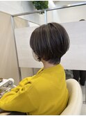 丸みクビレショートボブ☆ハイライトボブ☆