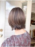くびれレイヤーカットエモージュ大人ショートボブ梅ヶ丘世田谷