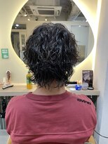 テトラ バイ ネオリーブ 横浜西口店(tetra by neolive)&nbsp;横浜★ウルフカットのツイストスパイラル波巻きパーマ