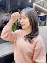 ファンナギンザ(FaNNa ginza) くびれヘア/セミロング/韓国ヘア/シースルーバング/前髪/小顔