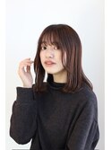 【目黒美容室】艶髪ミディアムヘア