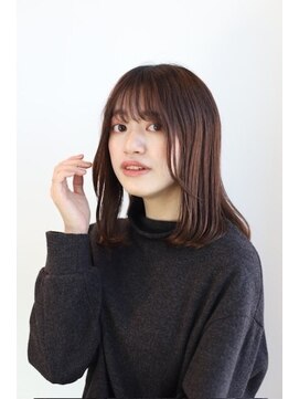 エクリ(equri×SHISEIDO) 【目黒美容室】艶髪ミディアムヘア