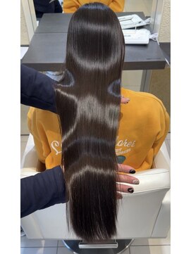 マティス 表参道(matiz) ブリーチなしワンカラー☆暗髪にも透明感をアッシュブラック