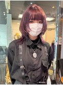 ウルフカット×ピンクラベンダー【多田　華歌】