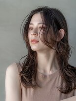 オースティン 調布アミックス(AUSTIN)&nbsp;大人かわいい前髪セシルカットココアブラウンフリンジウェーブ