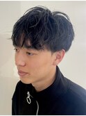 シャドウパーマニュアンスパーマ無造作パーマメンズパーマ緩め