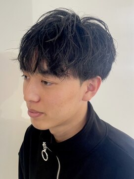 ニアウ 伊勢崎連取店(Niau) シャドウパーマニュアンスパーマ無造作パーマメンズパーマ緩め