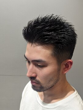 クフィア メンズヘアー カンポ 天王寺店(CUFFIA MENSHAIR CAMPO) スパイキー刈り上げ／ベリーショート／ニュアンスパーマ