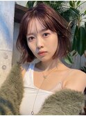 ザクザクレイヤーカット巻き方簡単ミディアムロング韓国渋谷