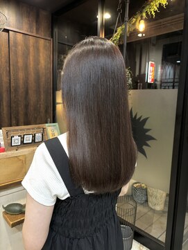 リノナ(Linona) ★似合わせカットグレーベージュ髪質改善インナーカラー前髪