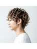 【☆メンズオススメ☆】メンズカット＋パーマ＋メッシュ＋眉カット＋頭浸浴