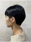 ハンサムショートくびれ艶髪似合わせカット