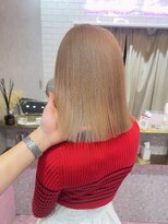 ロンド レア 天神大名店(Lond Le’a) 小顔に見せるヘア/ワンレン/ボブウルフ/ネビージュ/黒髪カタログ