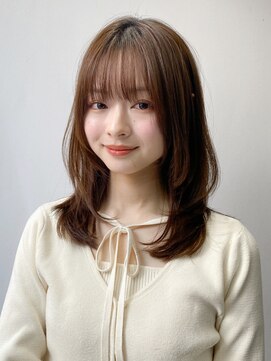 エトラ 渋谷店(etora) 小顔 フェミニンロング メルティーカラー 似合わせカット"