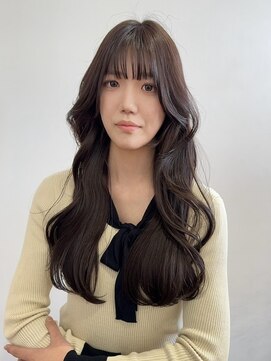 イーストハムヘッドショップ(EAST HAM head shop) ゆるふわロングレイヤー/くすみブラウン