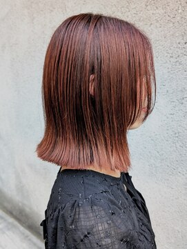 マノハル(MANOHARU) 切りっぱなし長めボブ＆結べる外ハネボブ