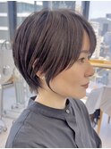 前髪カタログ/イメチェンスタイル／ウェーブパーマ/こなれミディ