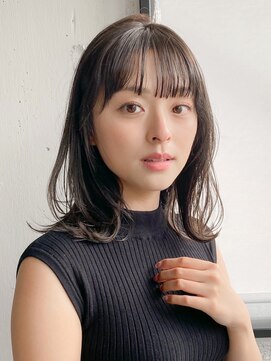 エトラ 渋谷店(etora) 小顔 前髪 レイヤーカット くびれヘア ハイライトカラー"