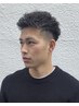 【人気No.2】Men'sカット+ピンパーマプレゼント髪質改善トリートメント