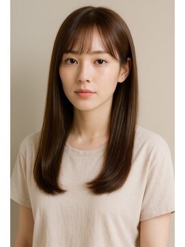 ラクヘアー 六本松店(rak hair) 艶髪ミディアム